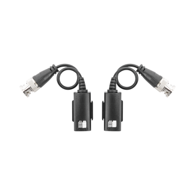 [TT101FTURBOZ] Kit de Transceptores (Baluns) con Terminal PUSH SUPERIOR PIG TAIL en ambos conectores, Resolución 4K , Cable flexible COAXIAL Blindado / COAXITRON / AUDIO POR COAXITRON /Conector 100% COBRE / Calidad PREMIUM