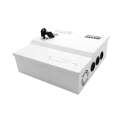 [PLK12DC20ABK] Fuente de Poder Profesional de 12 Vcc @ 20 A / Soporta 18 Cámaras / Capacidad de Batería de Respaldo (No Incluida) / Voltaje de Entrada de 96-264 Vca 