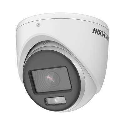 [DS-2CE70DF0T-MF] [ColorVu] Turret TURBOHD 2 Megapixel (1080p) / Imagen a Color 24/7 / Lente 2.8 mm / METAL / Luz Blanca 20 mts / Exterior IP67 / TVI-AHD-CVI-CVBS / dWDR