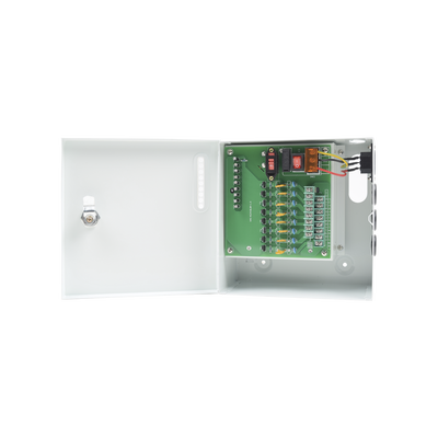 [PLK-24-AC-8A] Fuente de Poder Profesional de 24 Vca @ 8 Amper / Soporta 8 Cámaras / Voltaje de Entrada 110 Vca