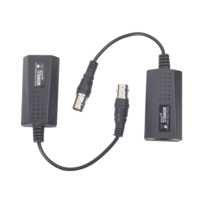[TT-IP-CX] Kit EXTENSOR IP por cable CABLE COAXIAL para distancias de HASTA 200 m / REUTILIZA EL CABLEADO EXISTENTE PARA CONECTAR CÁMARAS IP / No Requiere Energía / Transmisión en Tiempo Real / Protección Contra Sobretensiones Incorporada