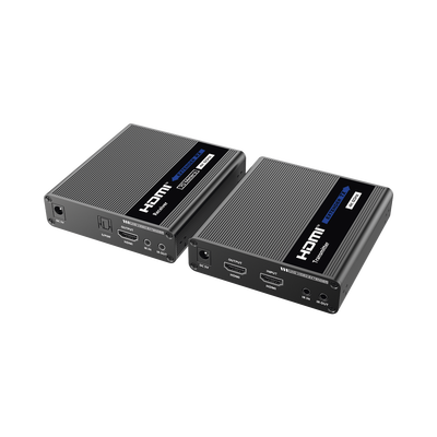 [TT-676E] Kit Extensor HDMI para distancias de 70 metros / Resolución 4K x 2K@ 60 Hz/ Cat 6, 6a y 7 / IPCOLOR / CERO LATENCIA / SIN COMPRIMIR / Uso 24/7 / Puerto S/PDIF / Salida Loop / Alimente solo el Tx (PoC) / Control IR 