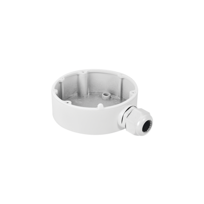 [DS-1280ZJD-M18-AX] Caja de Conexiones de Exterior para Cámaras Tipo Mini Domo / IP66 / Color Blanco 