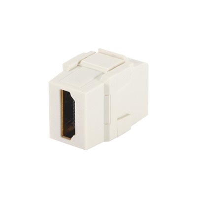 [NKHDMIWH] Módulo Acoplador HDMI 2.0, Hembra a Hembra Tipo-A, Categoría 2, Keystone, Color Blanco