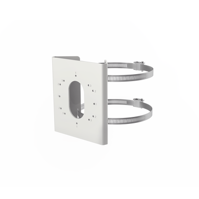 [DS-1275ZJ-S-SUS] Montaje de Poste para Cámaras DS-2CD26 / DS-2CD3656G2T-IZS(C) / Acero Inoxidable 