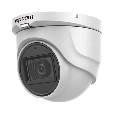 [E50-TURBO-G2/A] AUDIO POR COAXITRON / Turret TURBOHD 5 Megapixel / Angulo de vision 85.5° / Lente 2.8 mm / 30 mts IR EXIR / Exterior IP67 / 4 Tecnologías / dWDR