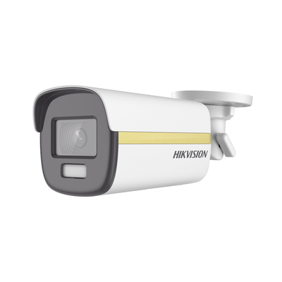 [DS-2CE12UF3T-E] [ColorVu] Bala TURBOHD 4K / Imagen a Color 24/7 / Lente 3.6 mm / METAL / Luz Blanca 40 mts / Exterior IP67 /  WDR 130 dB 