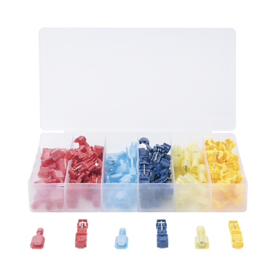[CT-T123] Kit de 60 Conectores para Cableado Eléctrico Tipo T-TAP / Conectores tipo Unión