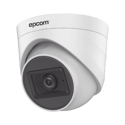 [E8-TURBO-G2P/A] AUDIO POR COAXITRON / Domo TURBOHD 2 Megapixel (1080p) / Gran Angular 106° / Lente 2.8 mm / 20 mts IR EXIR / Interior / 4 Tecnologías / dWDR