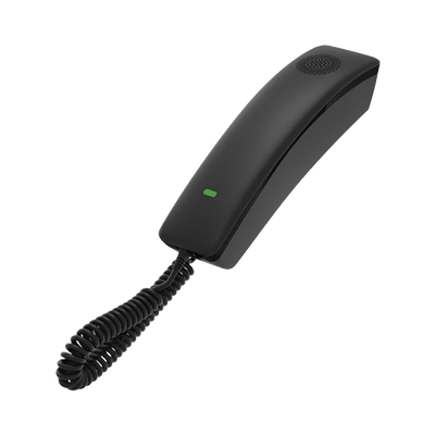 [H2U] Teléfono IP profesional para Hotelería, montaje en pared,  teclado numérico estándar, conferencia de 3 vías, Opus y PoE.