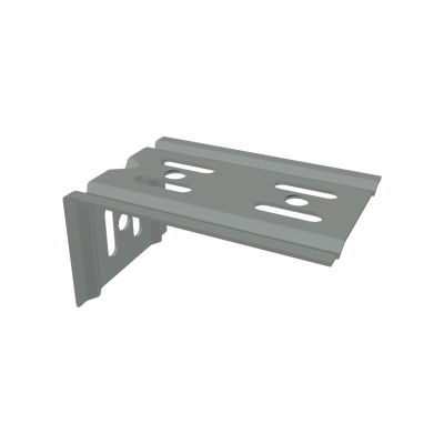 Ménsula económica, para montaje en pared, para anchos de charola de 100mm, con acabado Electro Zinc