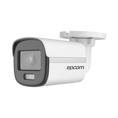 [B3K-TURBO-C] [ColorVu] Bala TURBOHD 3K (5 Megapixel) / Lente 2.8 mm / Micrófono Integrado / Imagen a Color 24/7  / Luz Blanca 20 mts / Exterior IP67 / dWDR / 4 Tecnologías / Metal