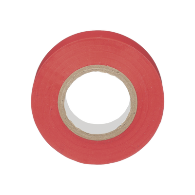 [ST17-075-66RD] Cinta Eléctrica STRONGHOLD para Aislar, de PVC, Uso General Reparación y Mantenimiento, Grosor de 0.18mm (7 mil), Ancho de 19mm, y 20.12m de Largo, Color Rojo