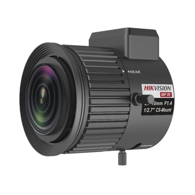 [TV2710D-MPIR] Lente Varifocal 2.7 A 10 mm / Resolución 3 Megapixel / Iris Automático / Formato 1/2.7" / Compatible con Cámaras HIKVISION