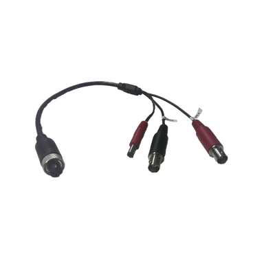[DS-MP2130/BNC] Cable Adaptador Tipo Aviación a BNC para Cámaras en DVR Móvil HIKVISION / 30 cm de Largo