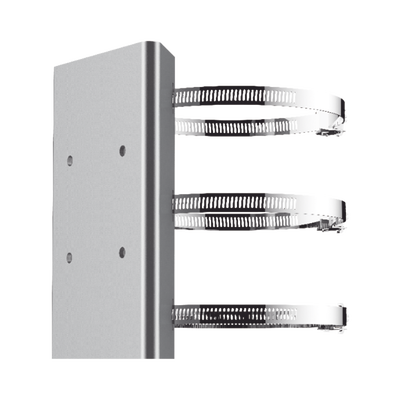 [DS-1673ZJ-P] Montaje de Poste para PTZ / Acero Inoxidable / Compatible con PTZ HIKVISION