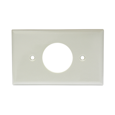 Placa de plástico para contacto sencillo.