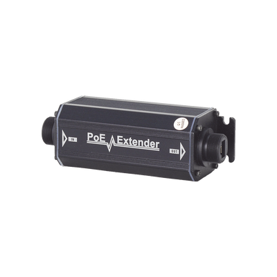 [TT-2001EX-POE] Extensor PoE / 100 Metros / Intemperie (IP66) /  60 Watts / 1 Puerto de Entrada  / 1 Puerto de Salida PoE / No requiere alimentación.