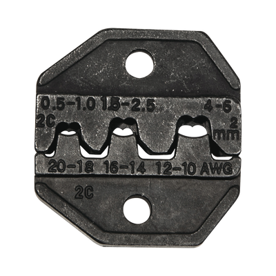 Matriz Ponchadora, Terminales  sin Aislamiento o de Cilindro Abierto, 10-20 AWG. Compatible con Pinza Ponchadora VDV200-010