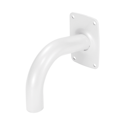 [SBP-300WMW] Montaje de pared color blanco tipo cuello de ganzo para camaras tipo domo, Multisensor y PTZ Hanwha.