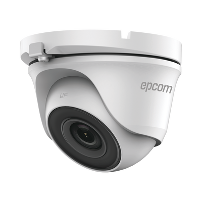 Turret TURBOHD 5 Megapíxel / 85° de Visión / Lente 2.8 mm / Exterior IP66 / IR EXIR 20 mts / TVI-AHD-CVI-CVBS / Metal 