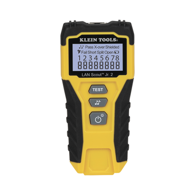 Tester  de Cable LAN Scout™ Jr. 2/ Para: Prueba aprobada/ Error de Cableado/ Falla de Circuito Abierto o Cortocircuito/ Par Dividido/ Blindaje.