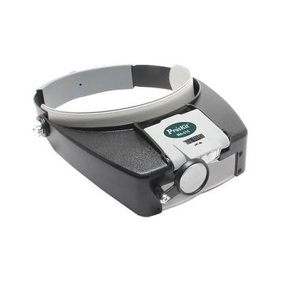 [711-IN-016] Lampara LED en correa frontal con lentes de aumento 1.8X, 2.6X y 5.8X.
