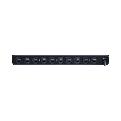 [CPS1215RM] PDU Básico Para Distribución de Energía, Con 10 Tomas NEMA 5-15R Traseras, 1UR, 15 Amp, 120 Vca