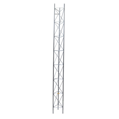 Tramo de Torre Arriostrada de 3m x 45cm, Galvanizado por Electrólisis, Hasta 60 m de Elevación. Zonas Secas.