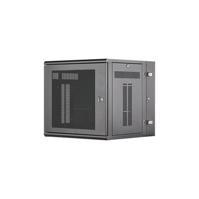 [PZWMC12P] Gabinete PanZone de Montaje en Pared, de 19in, Puerta Ventilada, 12 UR, 635mm de Profundidad, Color Negro