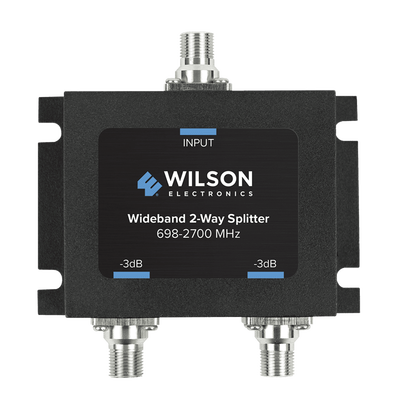 [850-034] Divisor de Potencia Coaxial 2 Vías / 698-2700 MHz / 75 Ohm / Pérdida por División 3 dB / Aislamiento ≥20 dB / Conector F-hembra / Diseño Microstrip