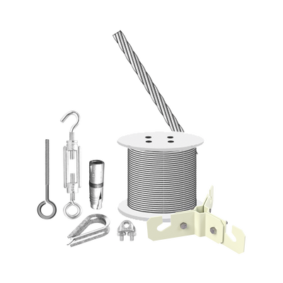 [KIT-RET-3M] Kit  de Sujeción de Mástil de 3 Metros a Piso de Concreto. 