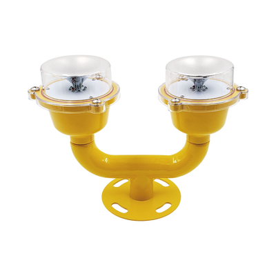 [GS-LI-D] Lámpara de Obstrucción Doble color Rojo / IP65 / Luz fija o parpadeante / Voltaje de Operación 110 AC / 220 AC