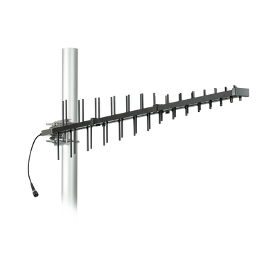[311-228] Antena LPDA de Alta Ganancia/ ESPECIAL PARA AMPLIFICADORES DE UNA A CINCO BANDAS DE FRECUENCIA/ 698-2700 MHz/ 12.15 dBi de Ganancia.