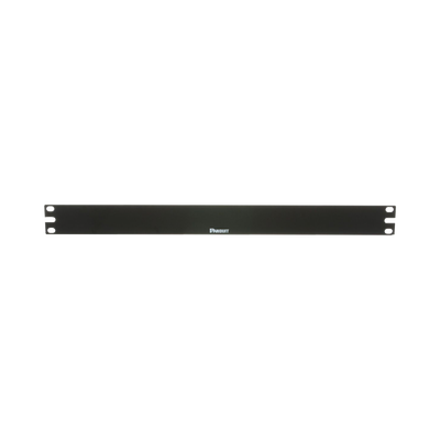 Tapa Ciega Para Rack Estándar de 19in, Plano, de Acero, 1UR, Color Negro