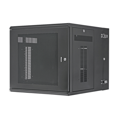 [PZWMC1230P] Gabinete PanZone de Montaje en Pared, de 19in, Puerta Perforada, 12 UR, 762mm de Profundidad, Color Negro