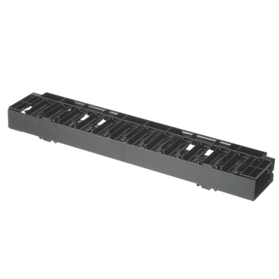 [NCMHF1] Organizador de Cables Horizontal NetManager, Sencillo (Solo Frontal), Para Rack de 19in, 1UR