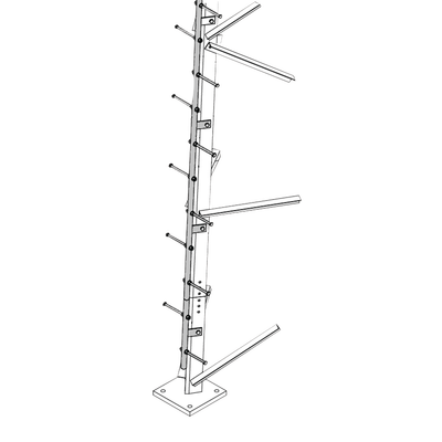 [TRY-ST-STEPW] Escalera de 3 m Tipo Perno con Sección Soldada para Torres SUPER TITAN Secciones 13 a 21.