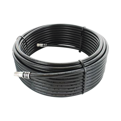 Jumper Coaxial con Cable Wilson-RG11 | Conector F Macho en los Extremos | 22.86 Metros (75 Pies) de Longitud