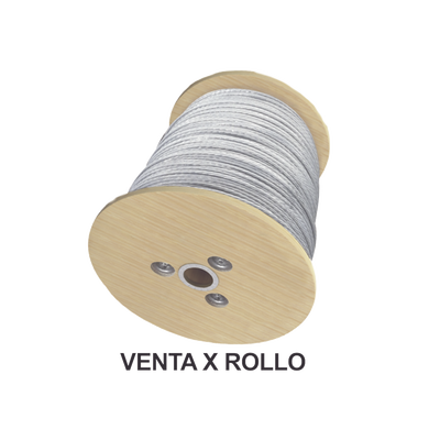 Cable de Retenida de 1/4", Resistencia 2154 Kg, 7 hilos (Carrete de 1500 metros).