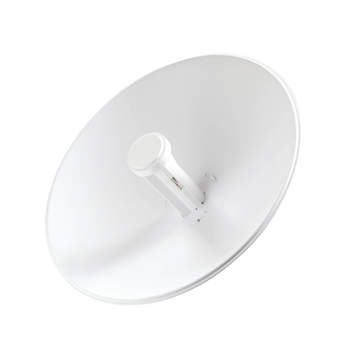 [PBE-M5-400] PowerBeam airMAX M5, larga distancia, frecuencia 5 GHz (5170-5875 MHz) con antena tipo plato de 25 dBi