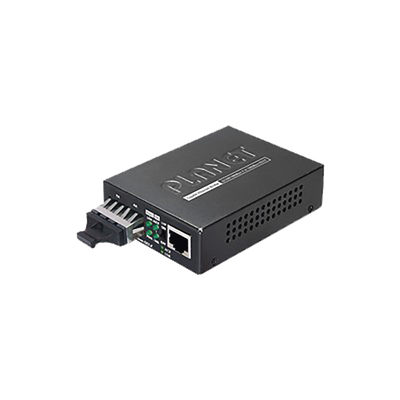 [GT-802S] Convertidor de Medios 1000 Mbps UTP/Fibra Óptica Mono-Modo Hasta 20 Km, Conector SC