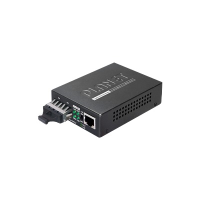 [GT-802] Convertidor de Medios UTP/ Fibra Óptica de 1000 Mbps, Multi-Modo, Hasta 550 m, Conector SC