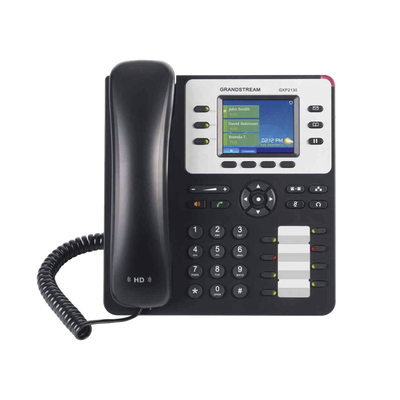 [GXP-2130] Teléfono IP Empresarial de 3 Líneas con 4 teclas de función, 8 teclas de extensión BLF y conferencia de 4 vías. PoE