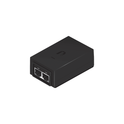 [POE-24-24W] Adaptador PoE Ubiquiti de 24 VDC, 1.0 A Puerto Fast Ethernet