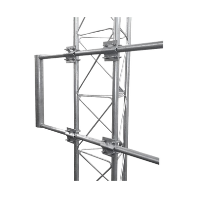 Brazo Uso Rudo para Torre STZ Galvanizado por Inmersión en Caliente de 170 x 60 cm Tubo 2" Ced 30.