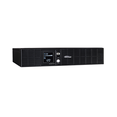 [OR1500PFCRT2U] UPS de 1500 VA/1050 W, Topología Línea Interactiva, Entrada 120 Vca NEMA 5-15P, Onda Senoidal Pura, Torre o Rack 2 UR, Con 8 Tomas NEMA 5-15R