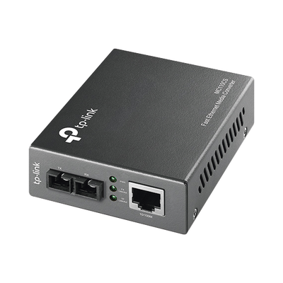 [MC110CS] Convertidor Fibra Óptica Monomodo /  1 Puerto RJ45 10/100 Mbps / Puerto Fibra Óptica SC 100 Mbps / Hasta 20 kilometros / Plug and Play