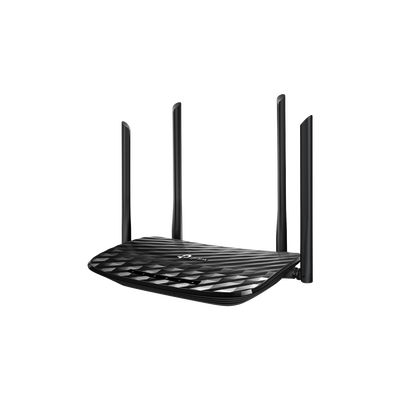 [ARCHERC6] Router inalámbrico WiFi 5 AC 1200 Mbps / Doble Banda MU-MIMO 2x2 / 1 Puerto WAN 10/100/1000 Mbps /  4 Puertos LAN 10/100/1000 Mbps / Compatuble con Tecnología OneMesh / Soporta AgiNet