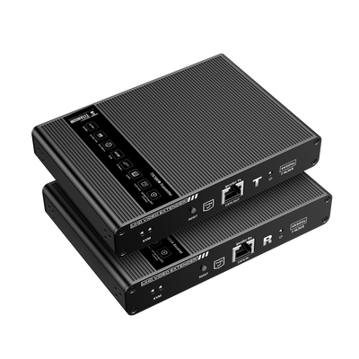 Kit extensor KVM (HDMI y USB) hasta 70 metros | Resolución 4K @ 60 Hz | Cat 6, 6a y 7 | IPCOLOR | CERO LATENCIA | HDR10 | Salida Loop | Puerto S/PDIF | Uso 24/7 | Transmite el Video y Controla tu DVR vía USB a distancia.